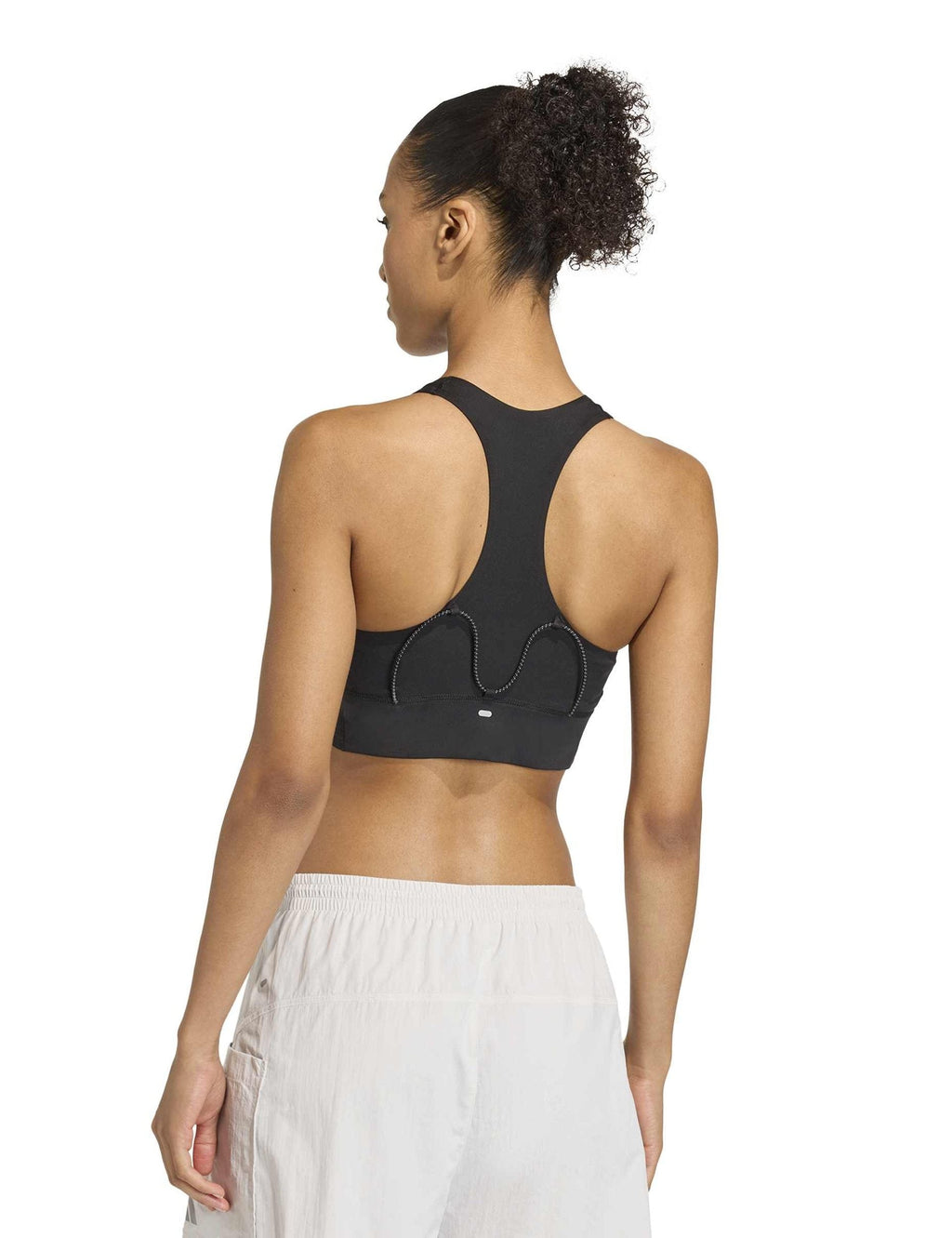 adi365 Running Pocket Medium Support Bra - Black