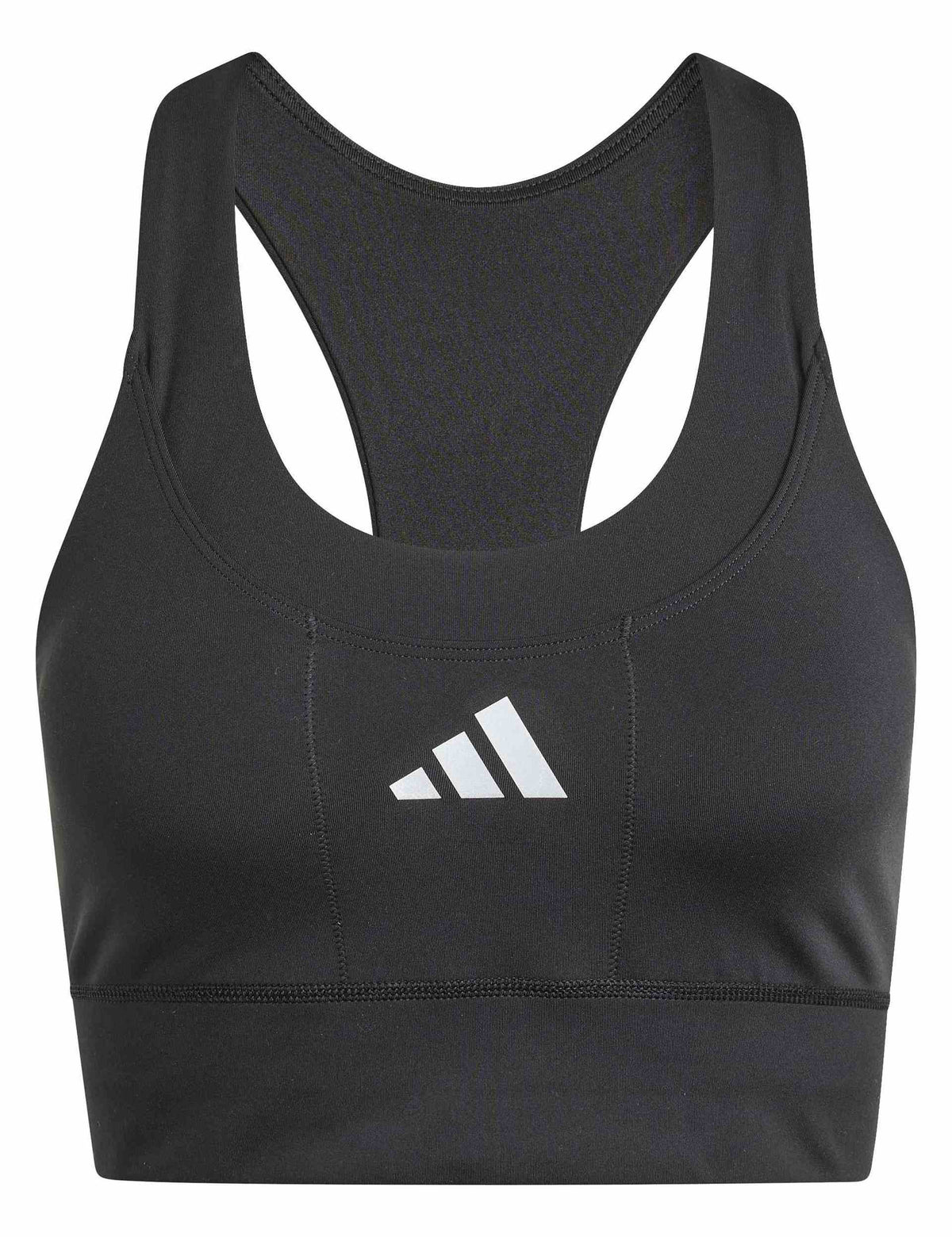 adi365 Running Pocket Medium Support Bra - Black