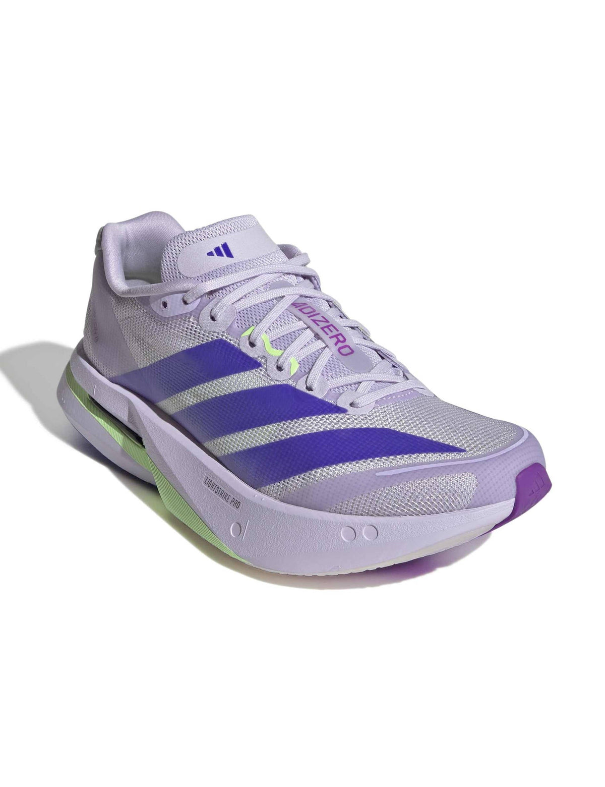 Adizero Boston 13 Shoes - Purple Tint/Solar Purple/Green Spark