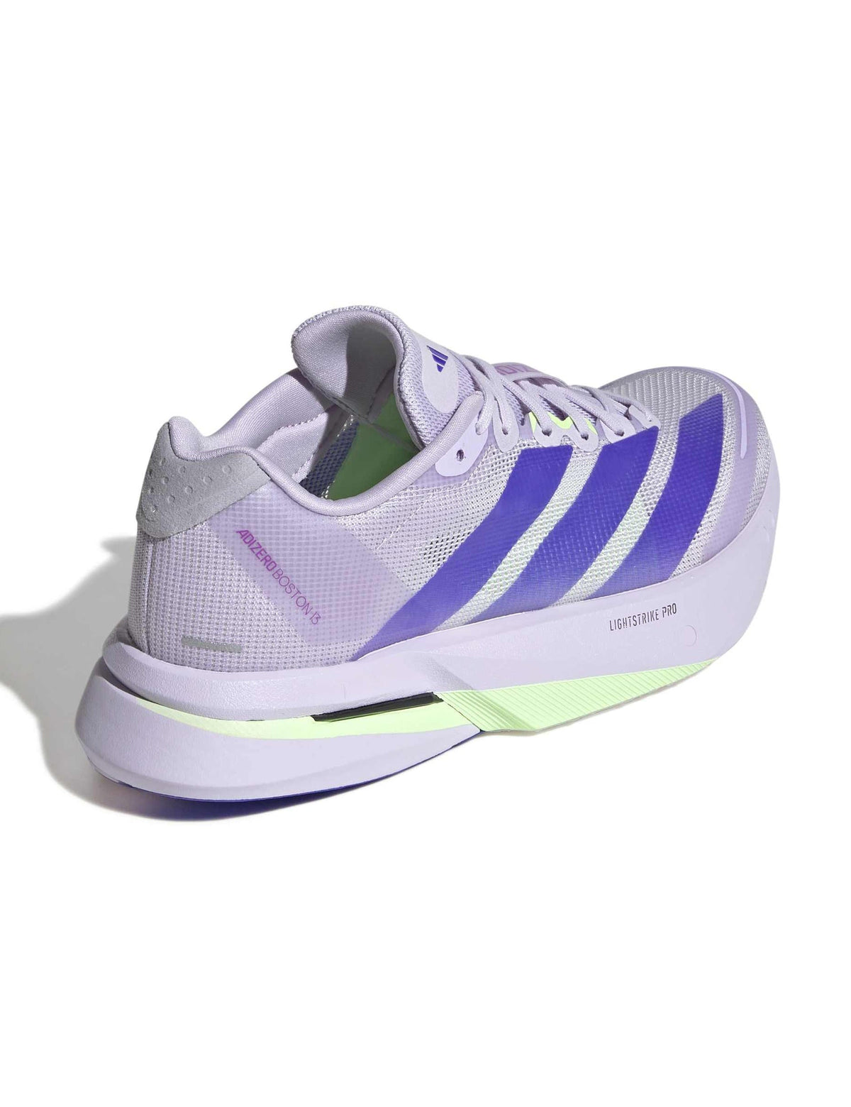 Adizero Boston 13 Shoes - Purple Tint/Solar Purple/Green Spark
