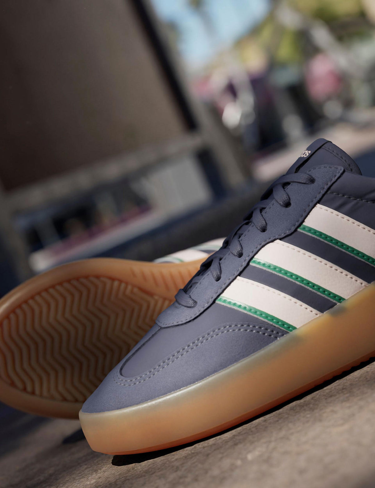 Barreda Decode Shoes - Shadow Navy/Wonder Quartz/Semi Court Green