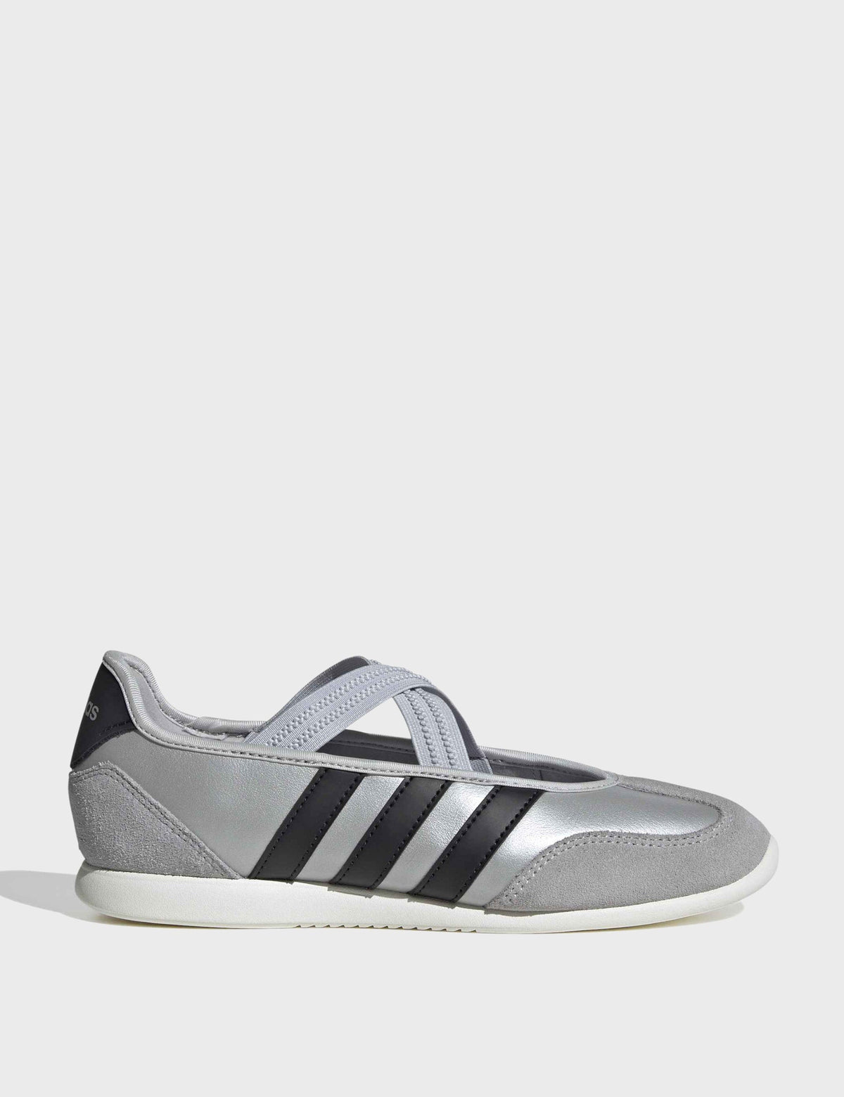 Barreda Mary Jane Shoes - Silver Metallic/Core Black/Off White