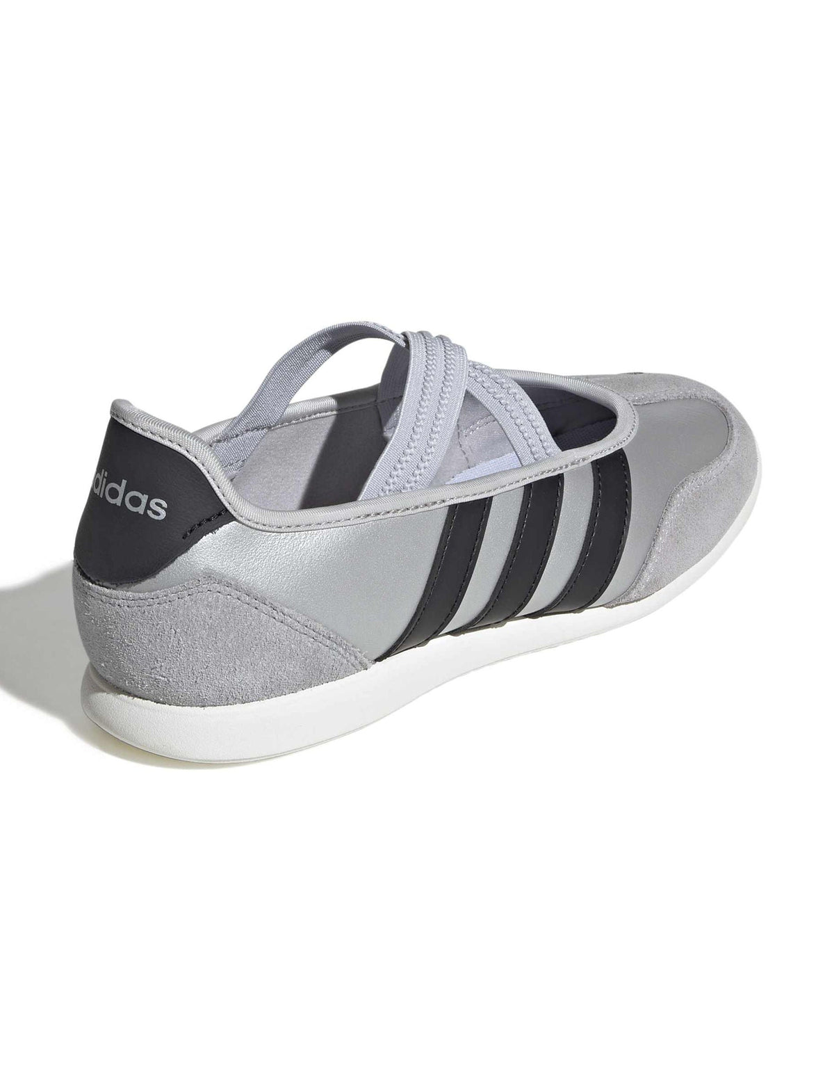 Barreda Mary Jane Shoes - Silver Metallic/Core Black/Off White