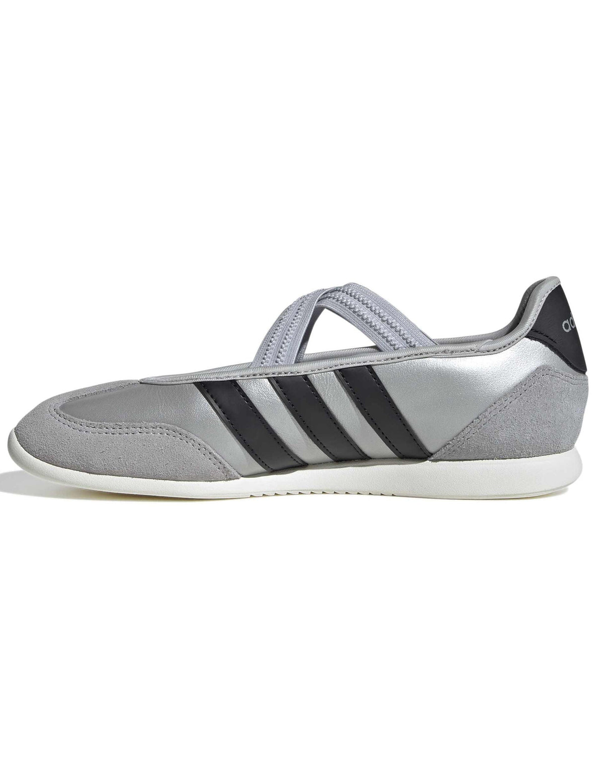 Barreda Mary Jane Shoes - Silver Metallic/Core Black/Off White