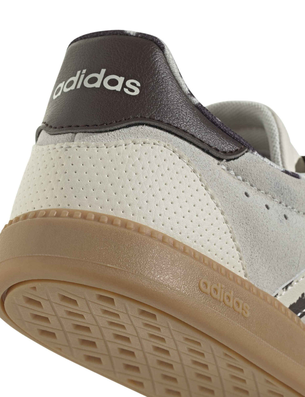 Breaknet Sleek Shoes - Off White/Dark Brown