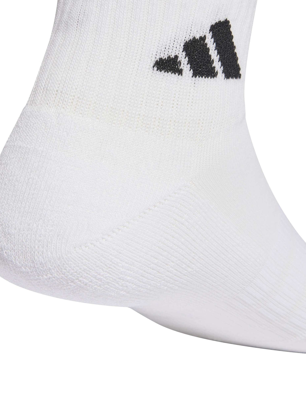 Cushioned Sportswear Ankle Socks 3 Pair Pack - White/Black