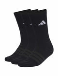 Cushioned Sportswear Crew Socks 3 Pair Pack - Black/White