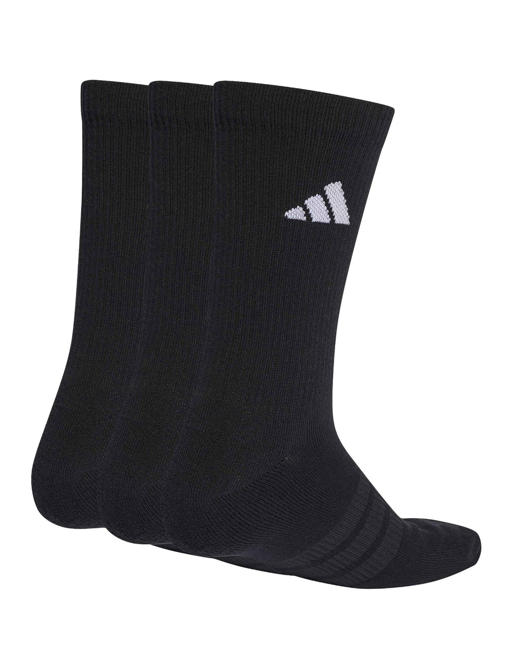 Cushioned Sportswear Crew Socks 3 Pair Pack - Black/White
