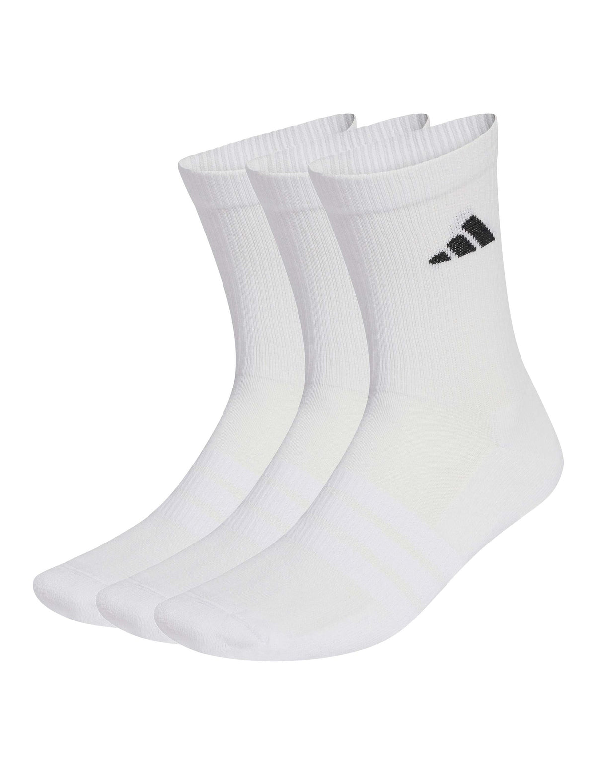 Cushioned Sportswear Crew Socks 3 Pair Pack - White/Black