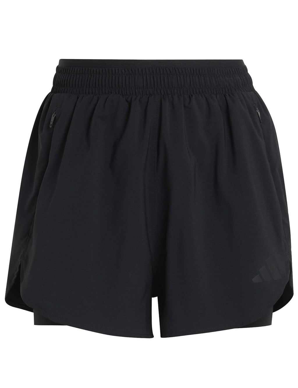 D4T Workout Go To 2in1 Shorts - Black