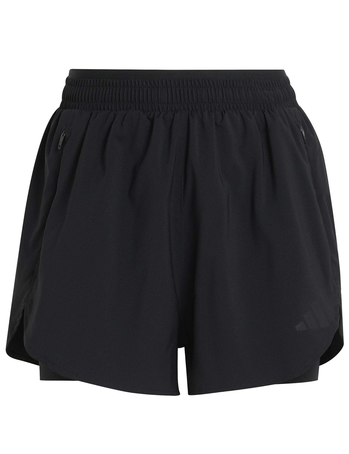 D4T Workout Go To 2in1 Shorts - Black