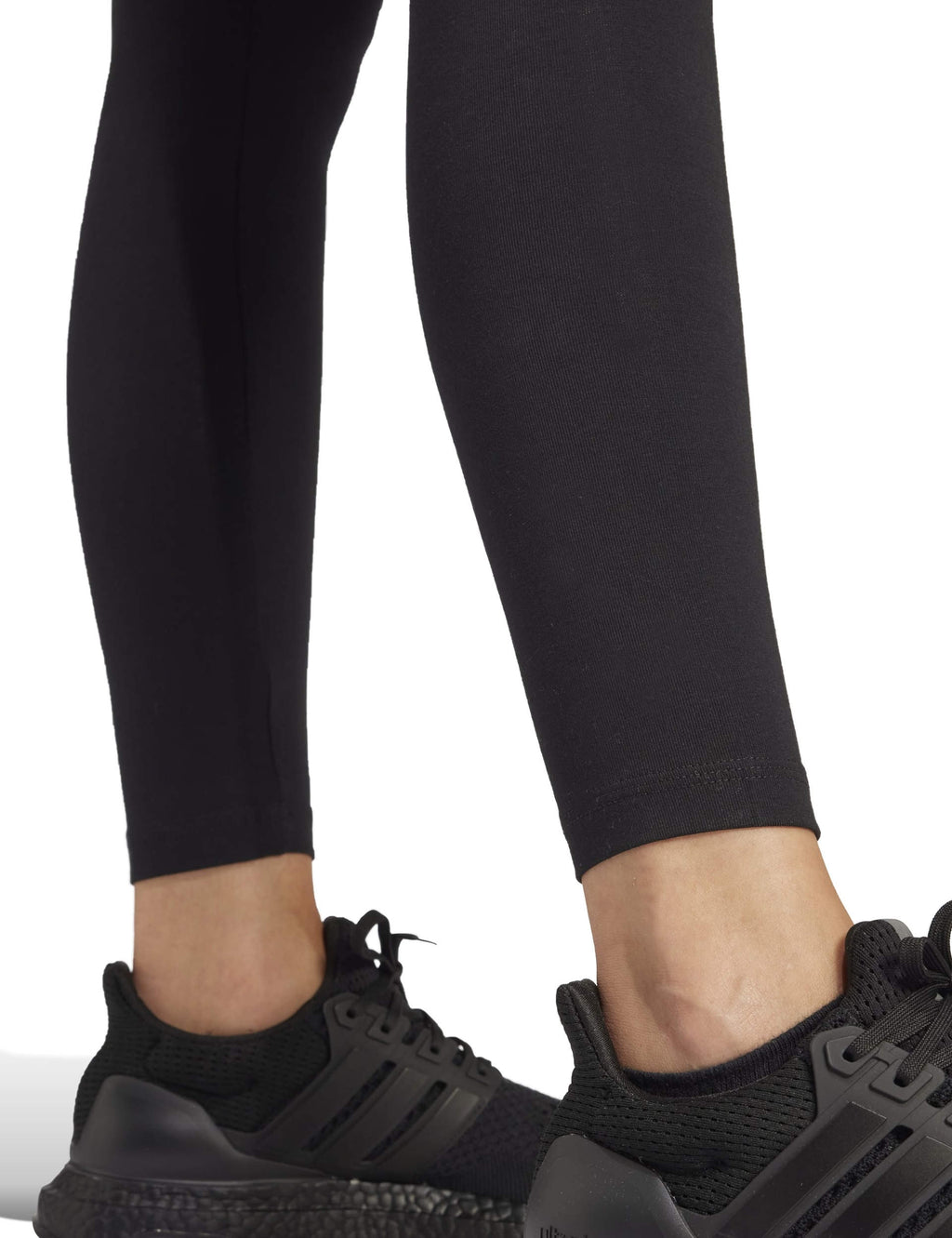 Essentials Linear Cotton Leggings - Black/White