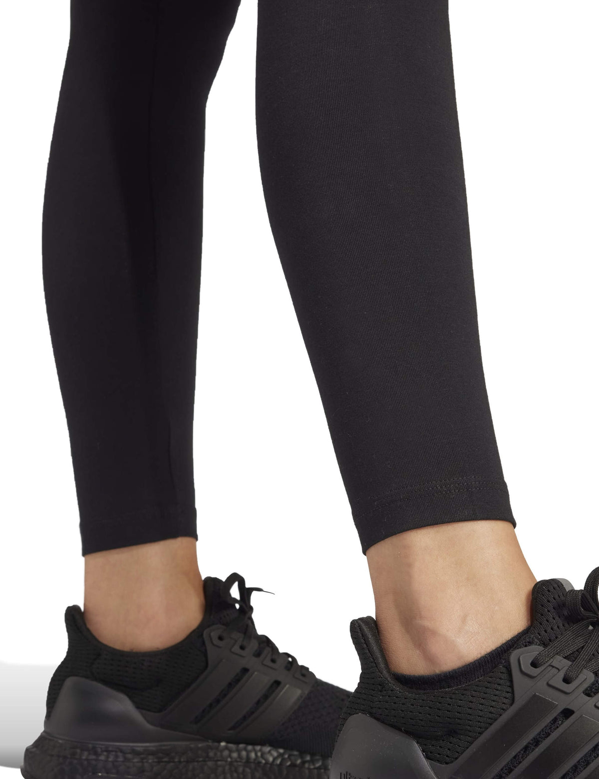 Essentials Linear Cotton Leggings - Black/White