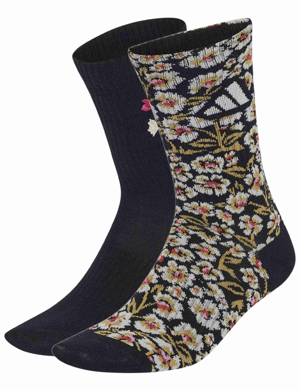 adidas Farm Socks 2 Pair Pack - Multicolor/Black/Tactile Red/St Tropic Bloom