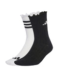 Glow Sock 2 Pack - White/Black/Grey One
