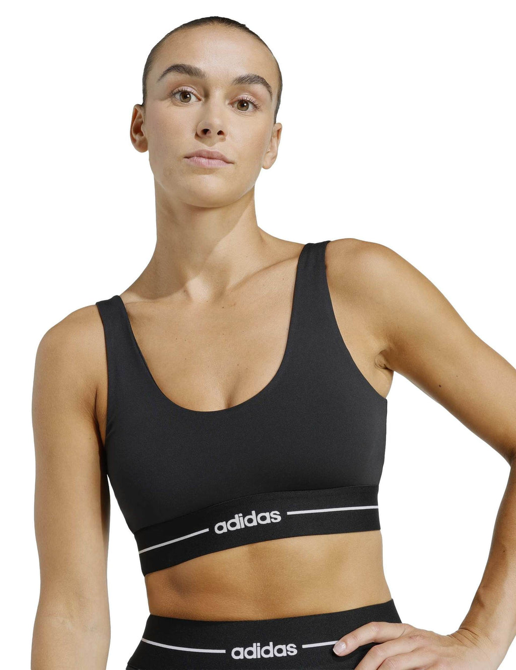 Hyperglam Light Support Sports Bra - Black