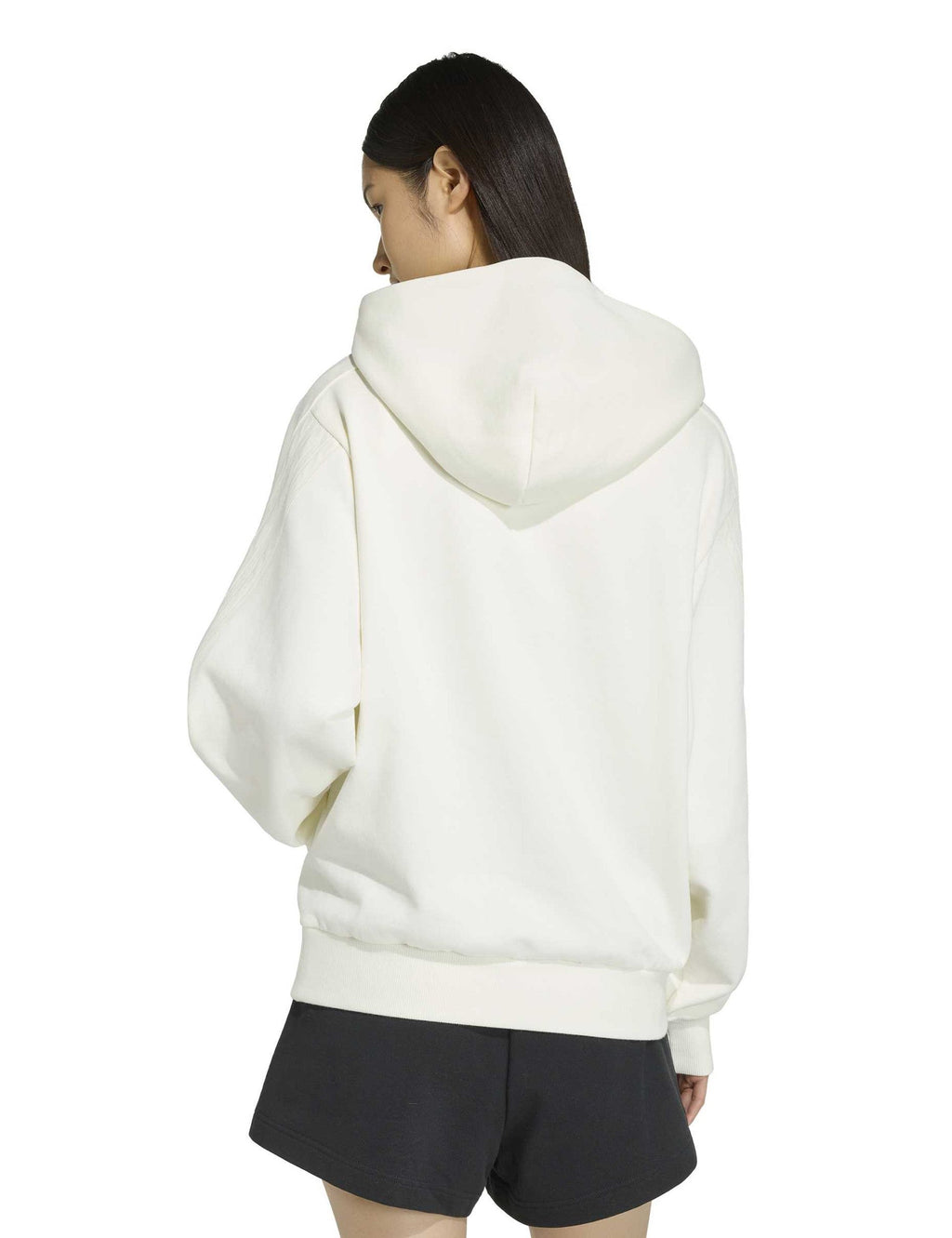 adidas Kit 3-Stripes Hoodie - Off White