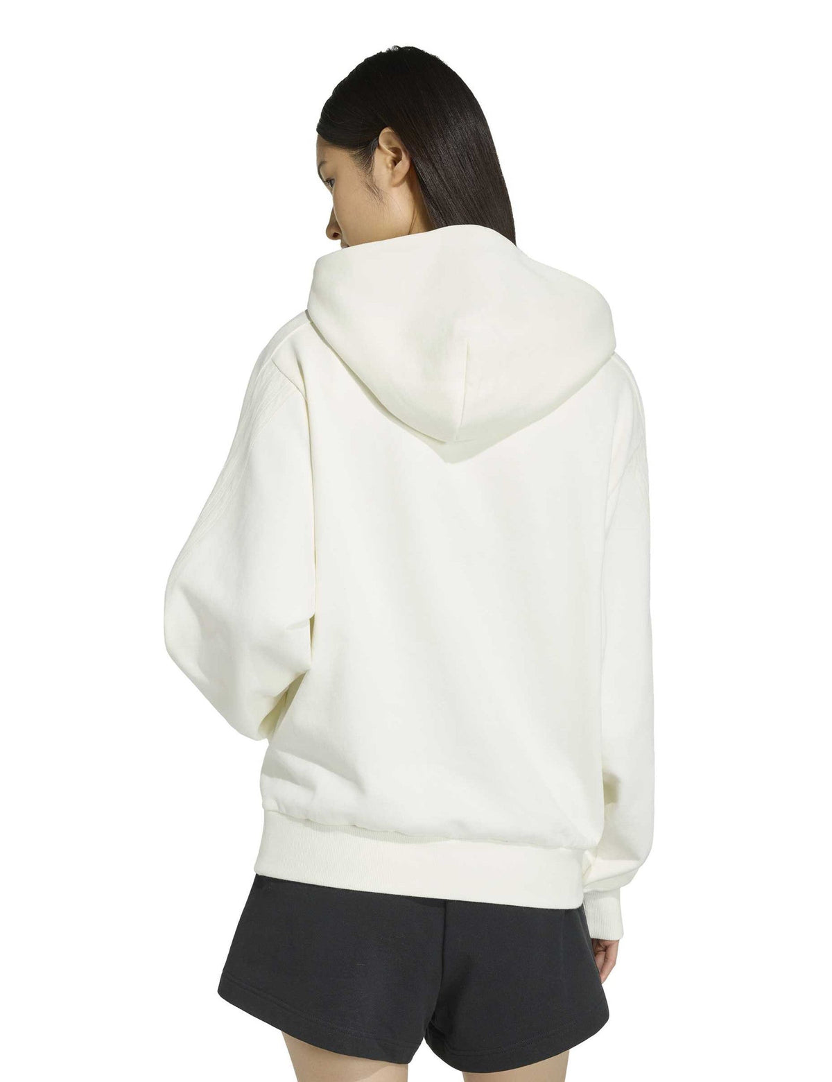 adidas Kit 3-Stripes Hoodie - Off White