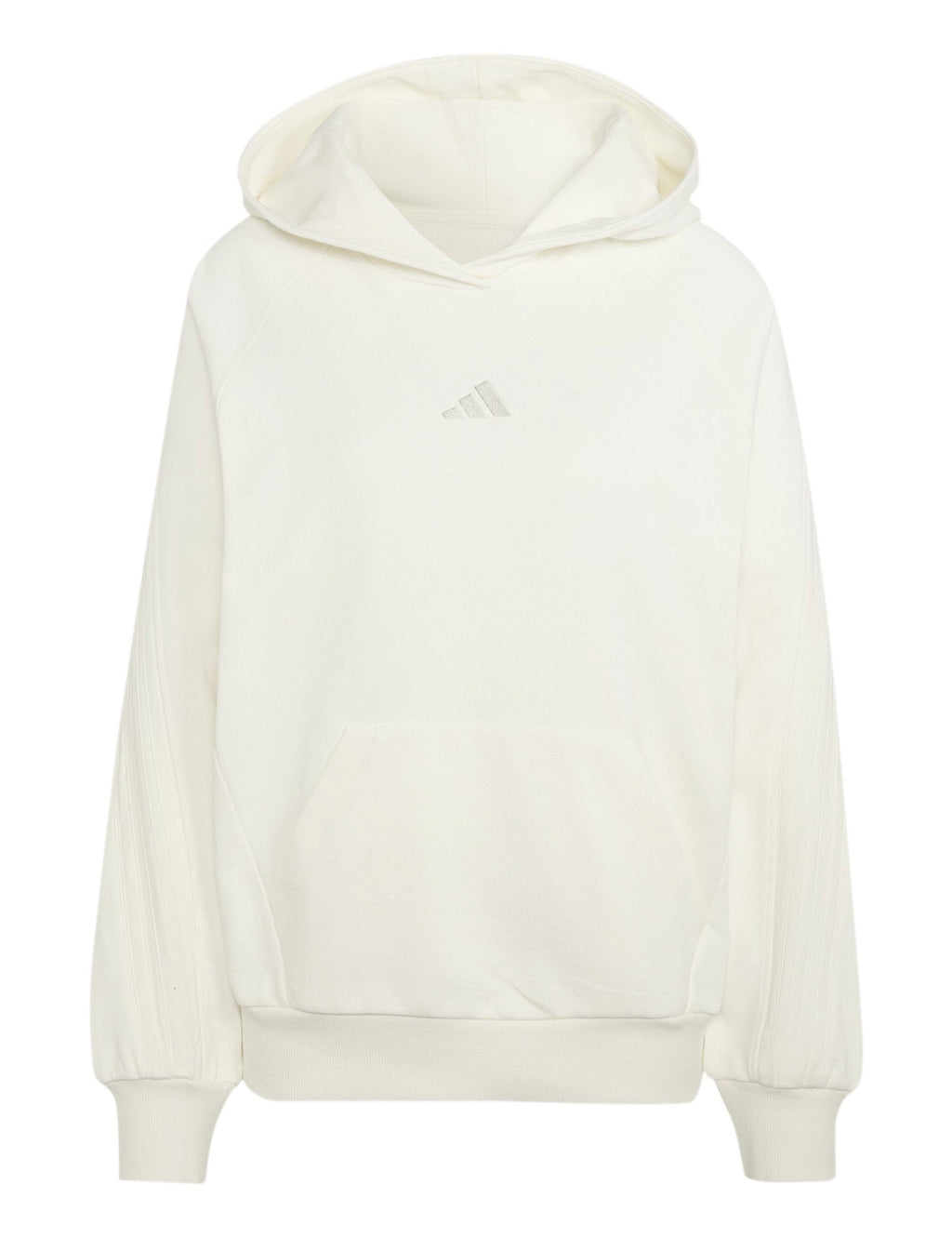 adidas Kit 3-Stripes Hoodie - Off White