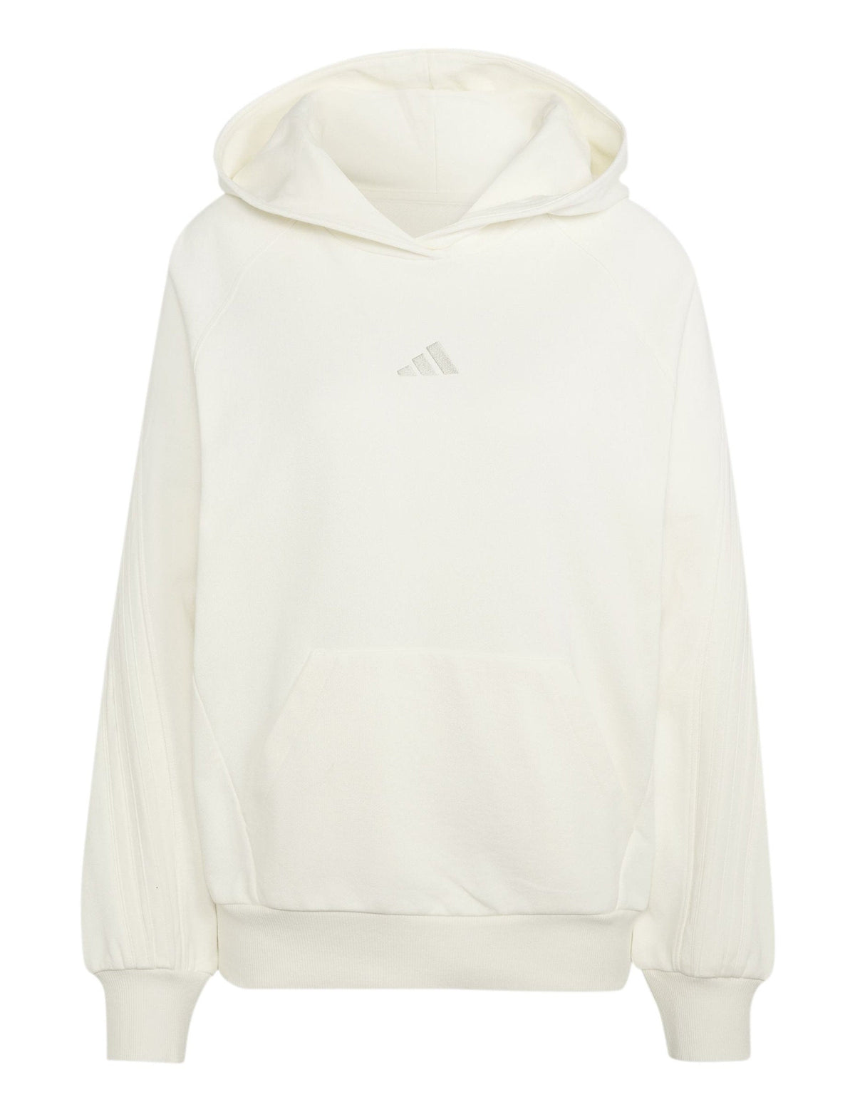 adidas Kit 3-Stripes Hoodie - Off White