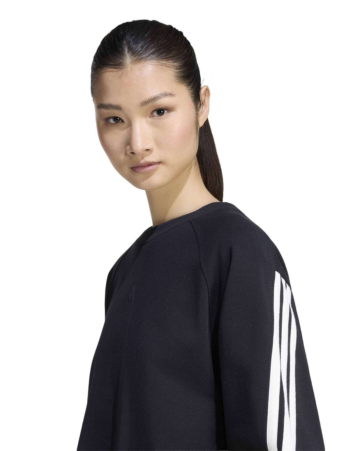 adidas Kit 3-Stripes Sweatshirt - Black/Off White