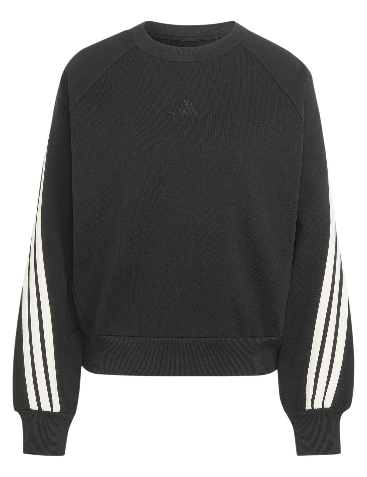 adidas Kit 3-Stripes Sweatshirt - Black/Off White
