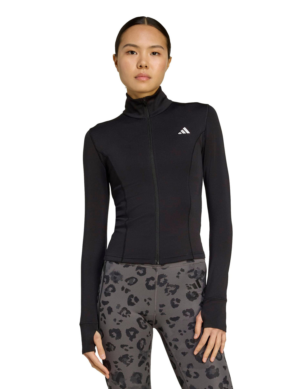 Optime Essentials Full-Zip Jacket - Black