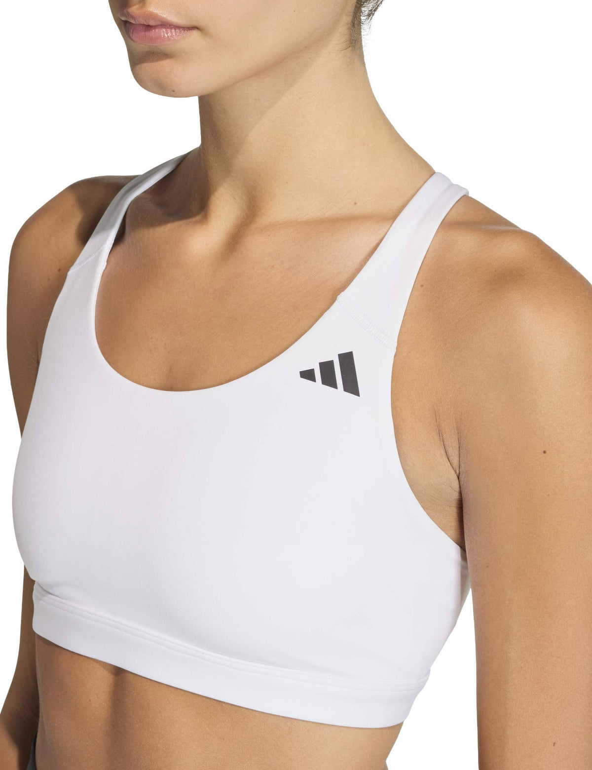 Optime Essentials Workout Medium Support Bra - White