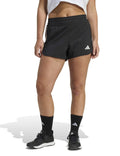 Pacer Workout Woven High Waisted Shorts - Black/White