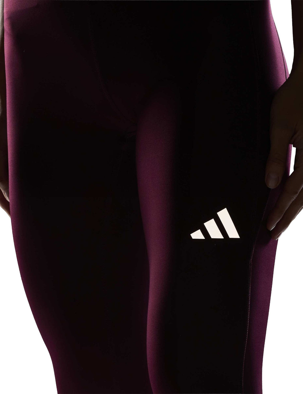 Run Essentials Full Length Leggings - Maroon