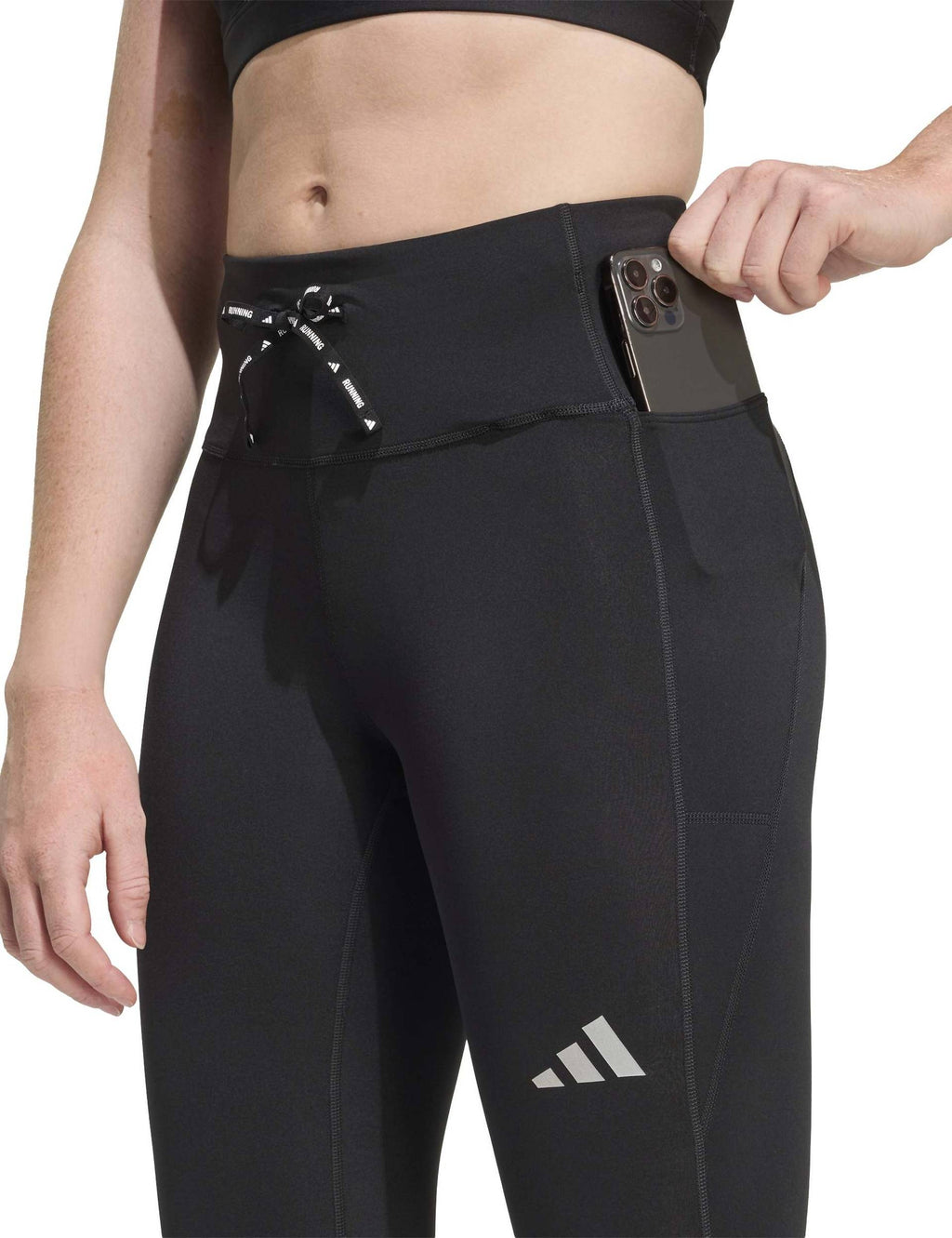 Run Essentials Full Length Leggings - Black