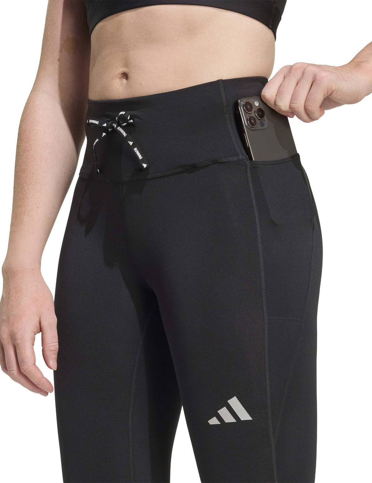 Run Essentials Full Length Leggings - Black
