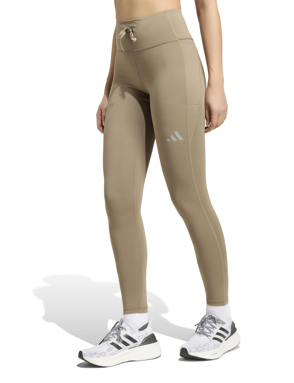Run Essentials Full Length Leggings - Khaki Six