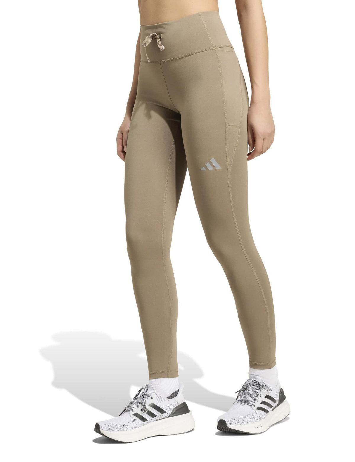 Run Essentials Full Length Leggings - Khaki Six