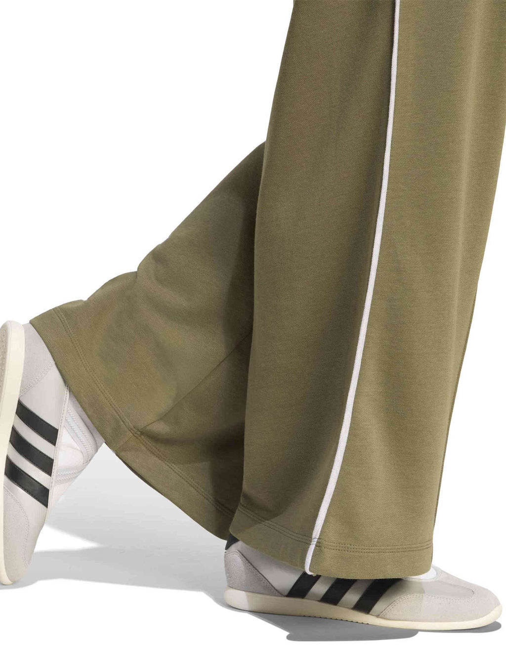 Seasonal Essentials Colorpop Joggers with Embroidered Graphic - Olive Strata/Light Solid Grey