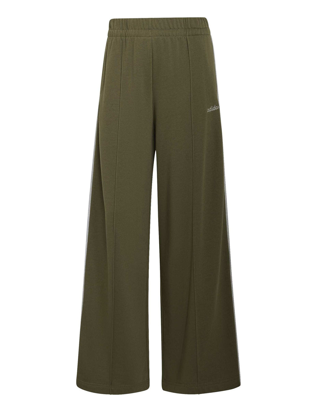 Seasonal Essentials Colorpop Joggers with Embroidered Graphic - Olive Strata/Light Solid Grey