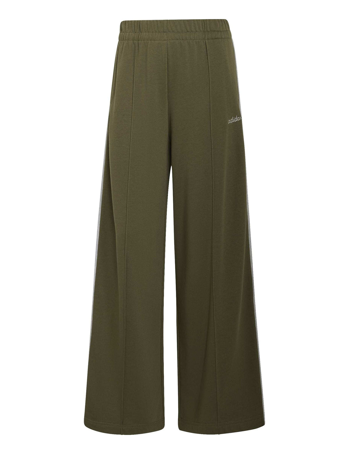 Seasonal Essentials Colorpop Joggers with Embroidered Graphic - Olive Strata/Light Solid Grey