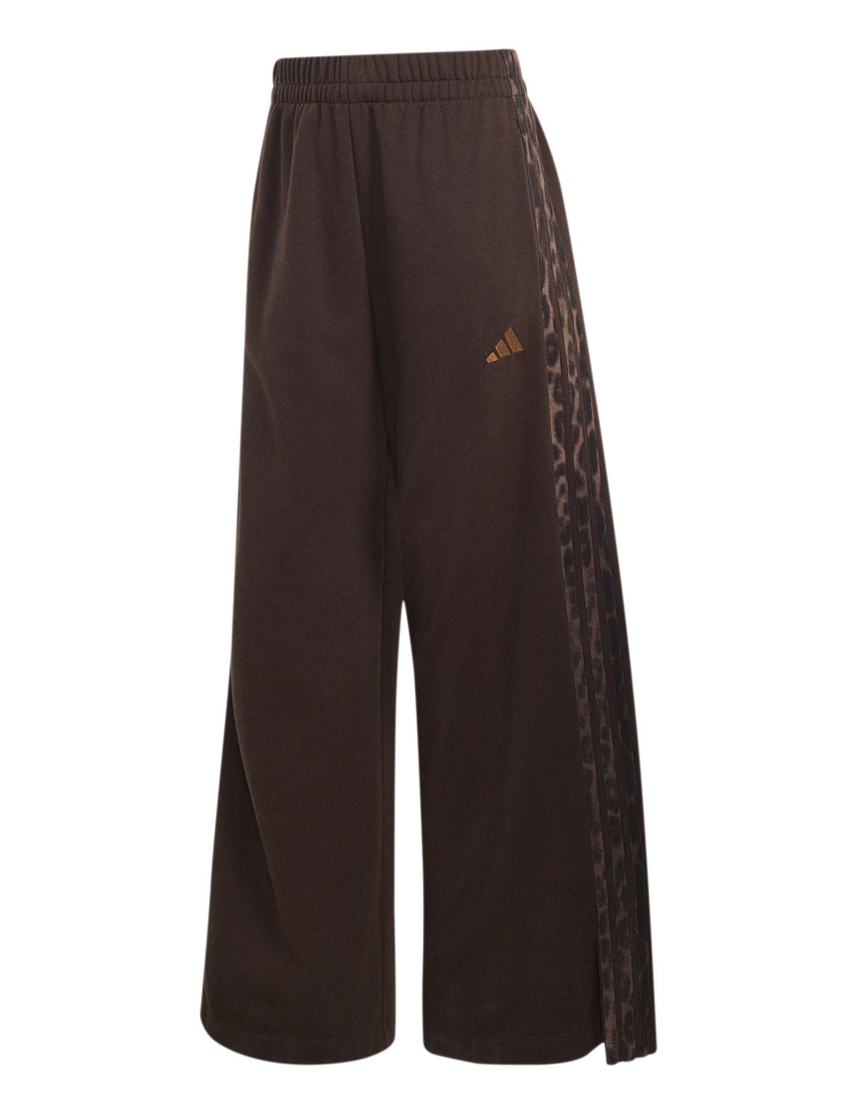 Seasonal Essentials Animal Print 3-Stripes Joggers - Aurora Coffee/Multicolor/Preloved Brown