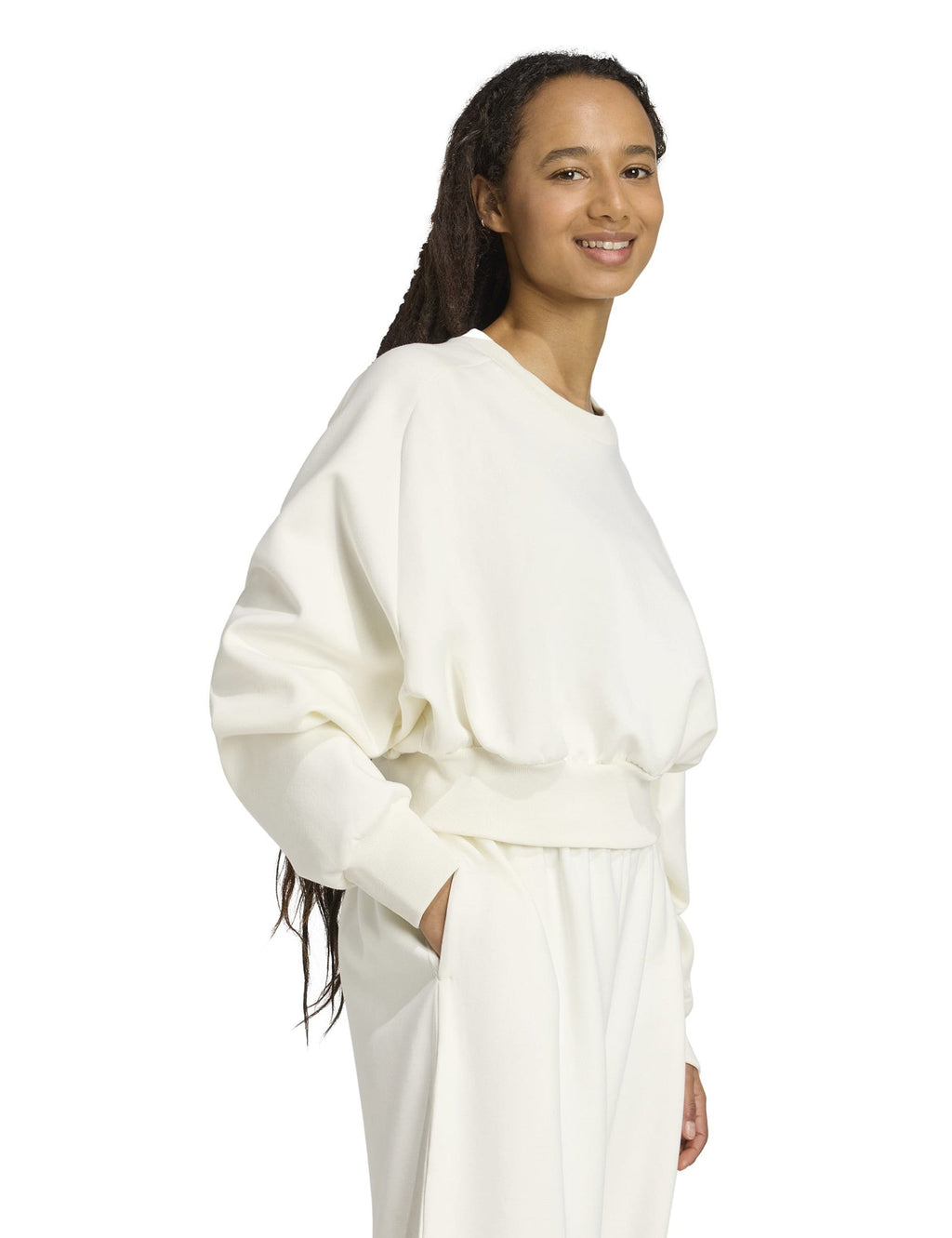 Soft Lux Loose Sweatshirt - Off White