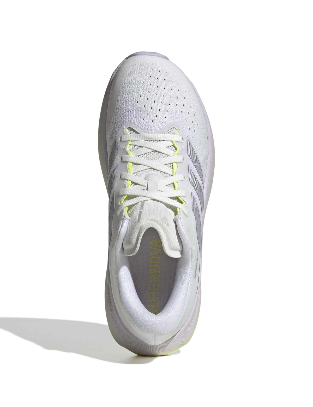 Supernova Rise 3 Running Shoes - Crystal White/Silver Metallic/Purple Tint