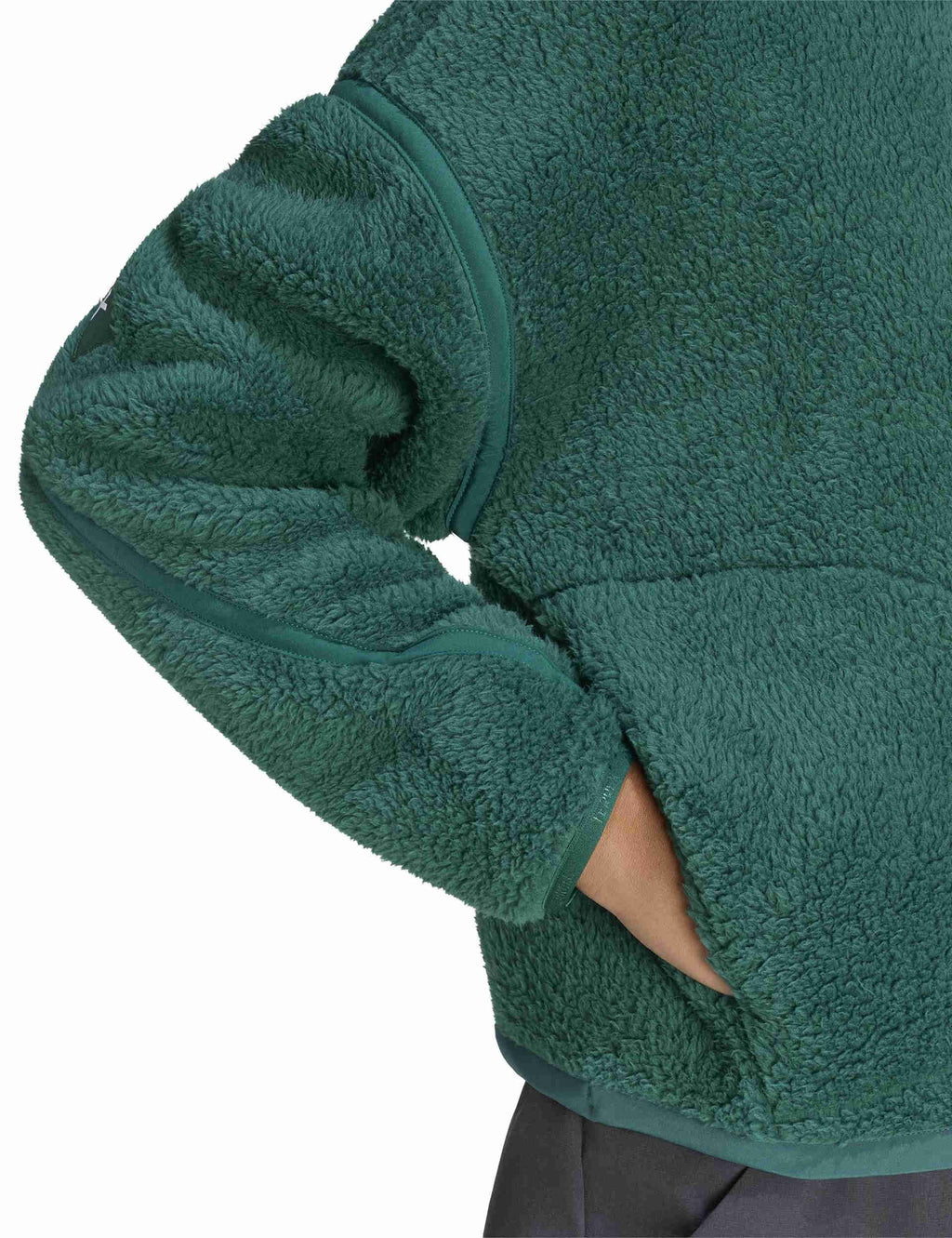 Terrex Multi High Pile Fleece Pullover - Collegiate Green