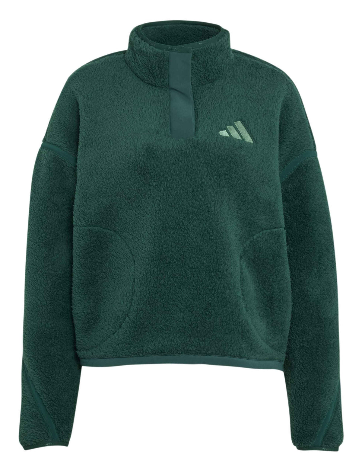 Terrex Multi High Pile Fleece Pullover - Collegiate Green