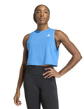 Train Essentials Boxy Workout Tank Top - Ray Blue