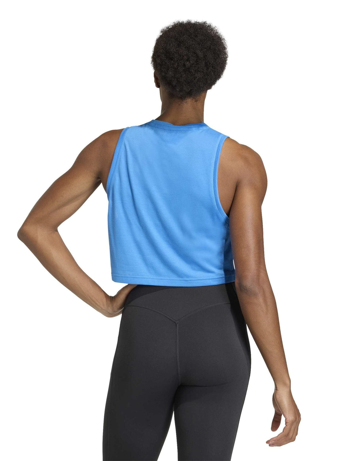 Train Essentials Boxy Workout Tank Top - Ray Blue