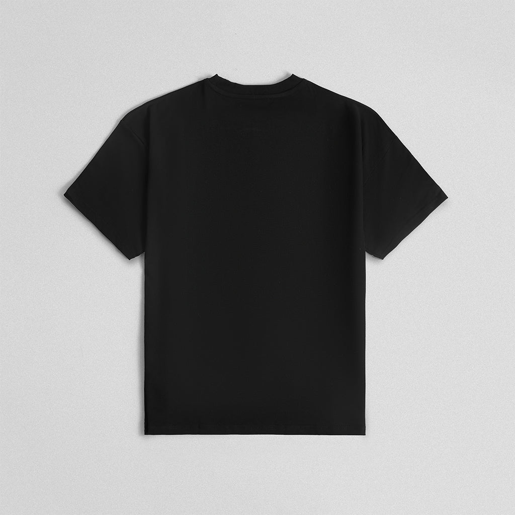 Initial Tee - Black/Black