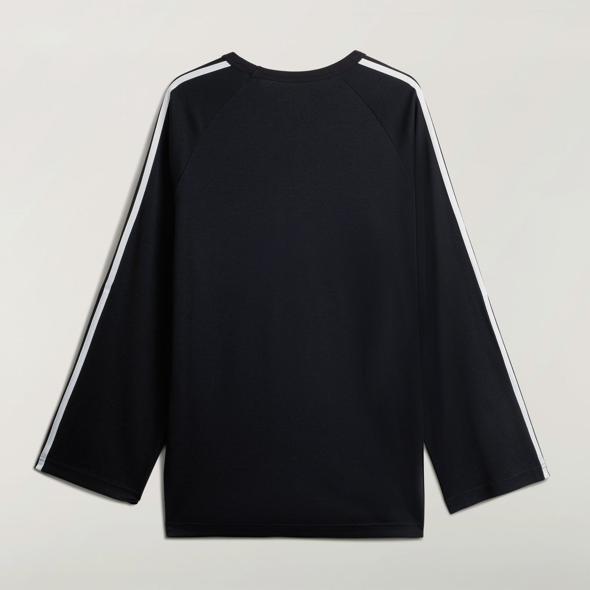 Y-3 LONG SLEEVE LONG-SLEEVE TOP 3-STRIPES - Black