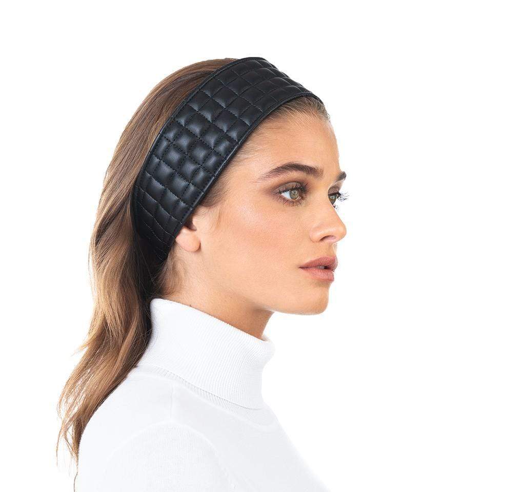 90's Quilted Band Black