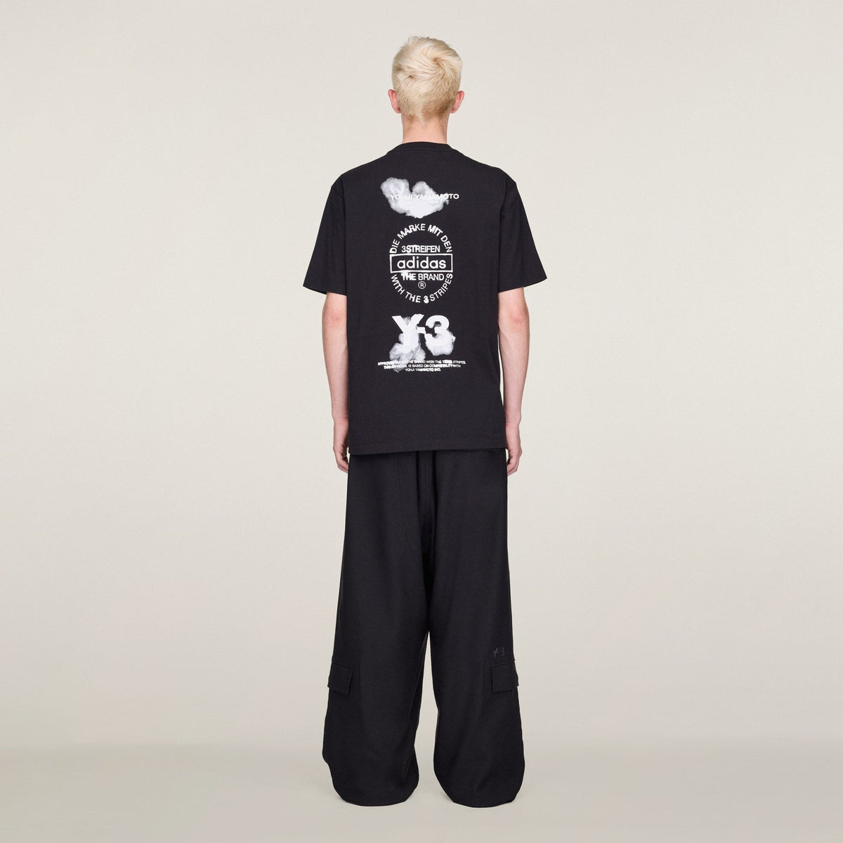 Y-3 GRAPHIC SHORT SLEEVE T-SHIRT - Black