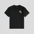 Initial Tee - Black/White