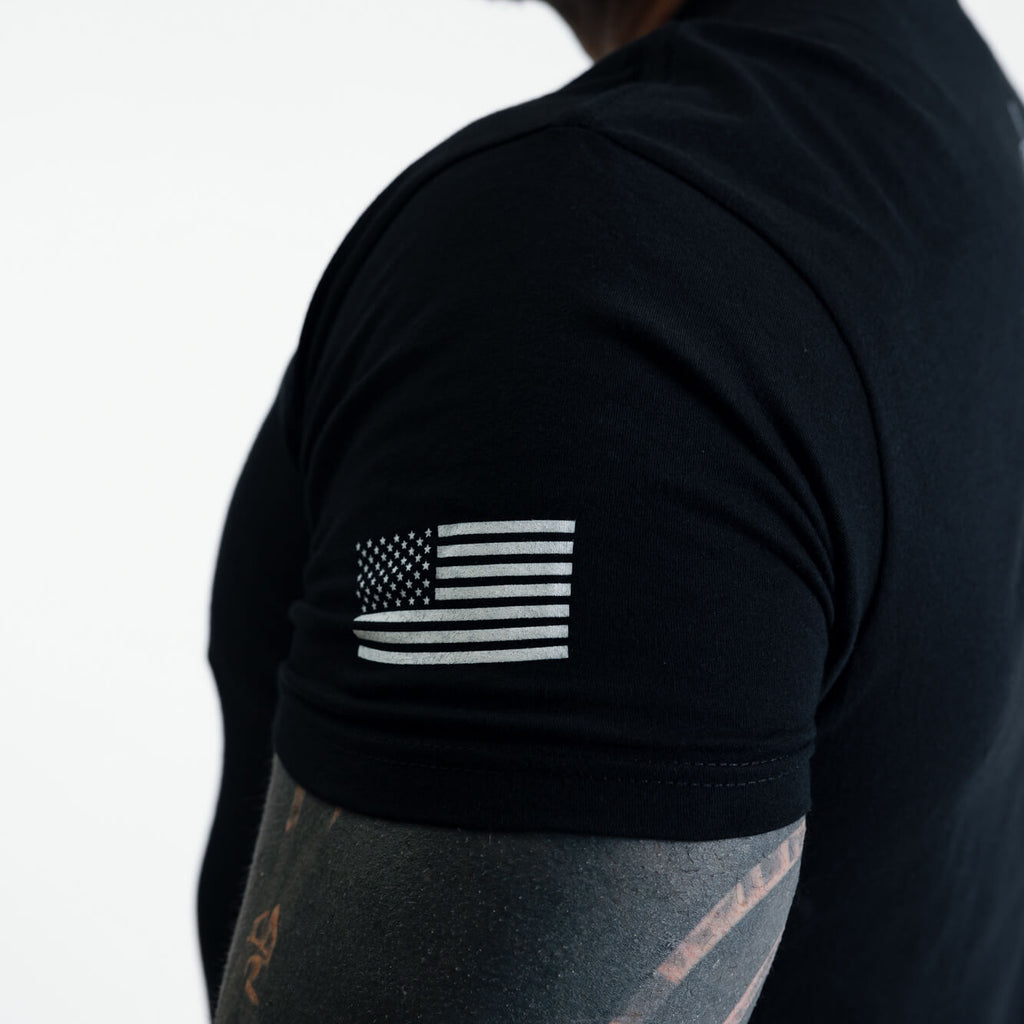 Machine Stamp Tee - Black